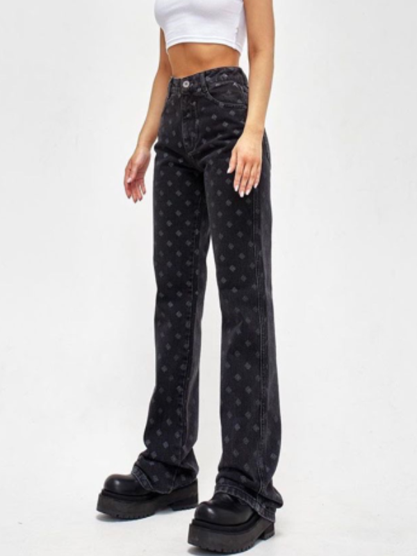 Vacation Printed Patch Pocket Pants