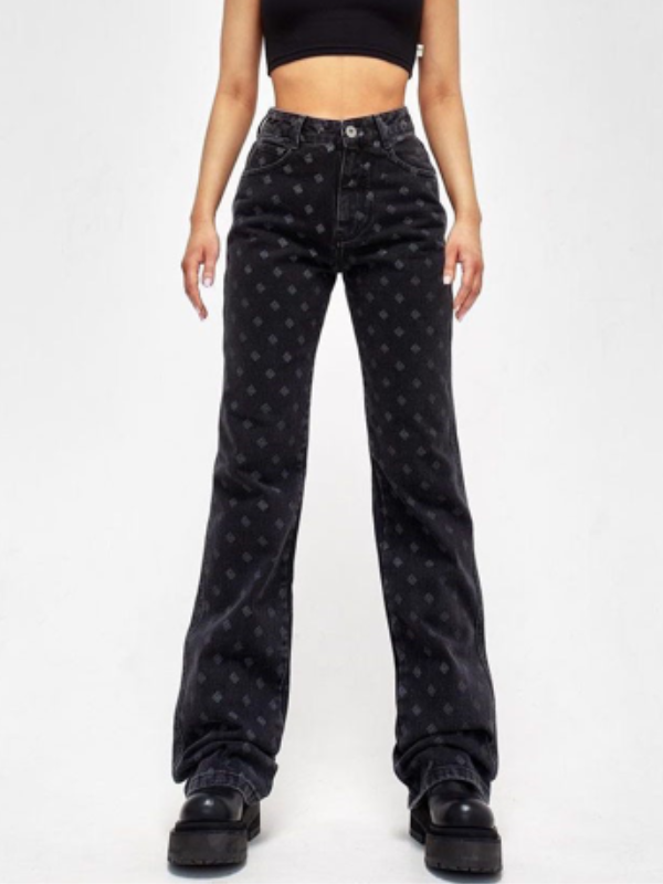 Vacation Printed Patch Pocket Pants