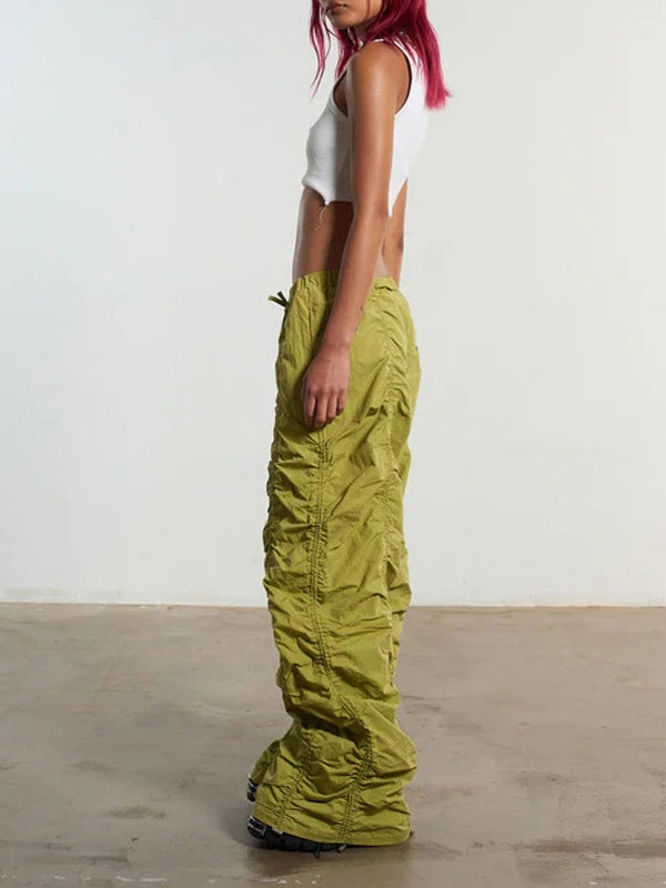 Y2K Drawstring Wide Leg Pants