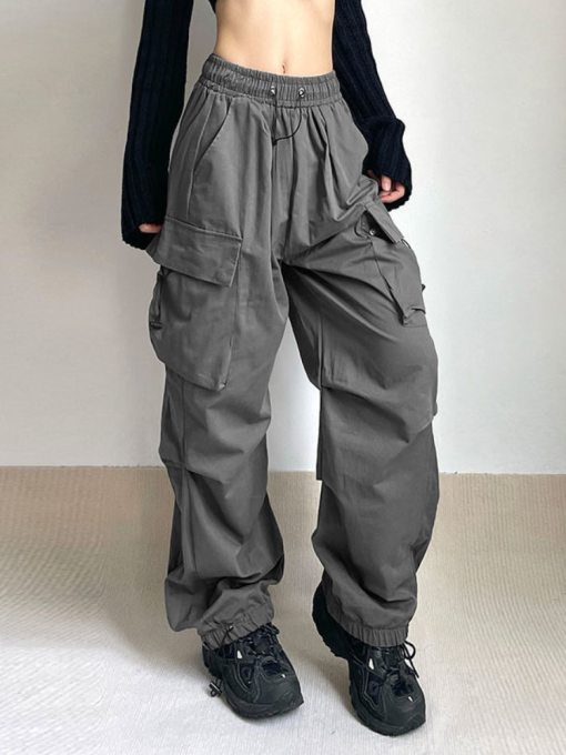 Oversized Cargo Parachute Pants