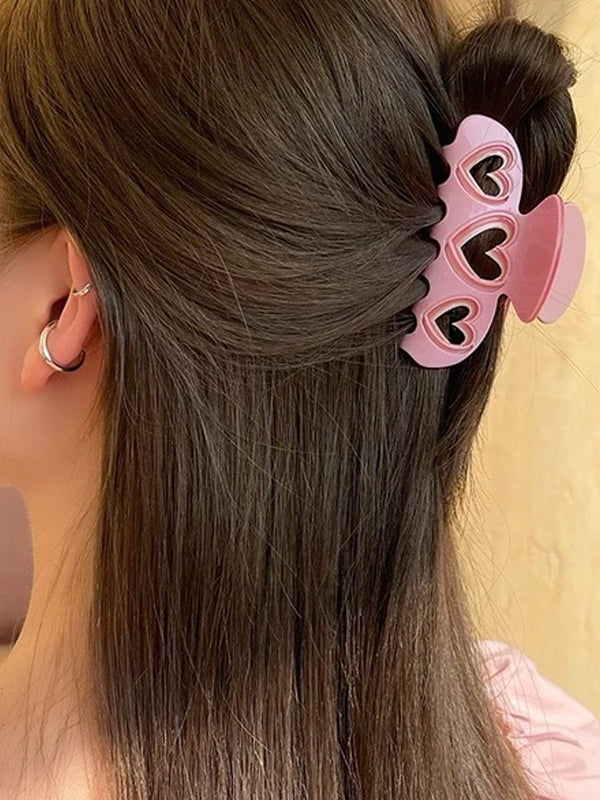 Heart Wave Hair Claw