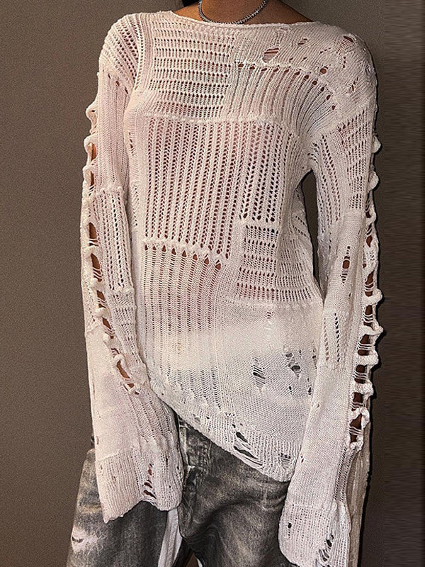 See Through Hollow Out T-Shirt