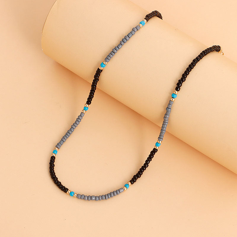 Simple Sweet Beaded Layered Necklace