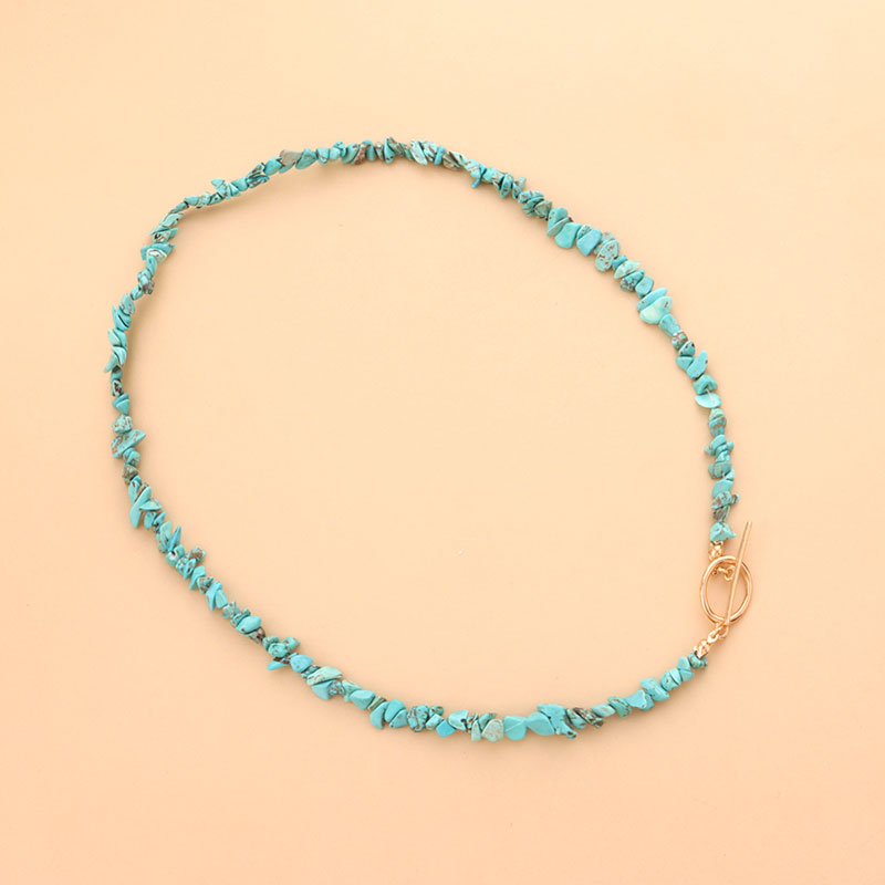 Simple Turquoise Shaped Pearl Necklace